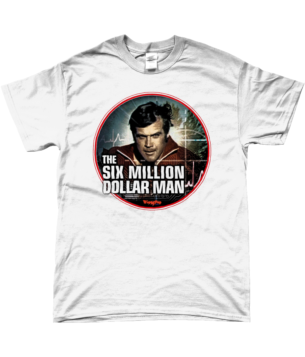 Six Million Dollar Man White Tee